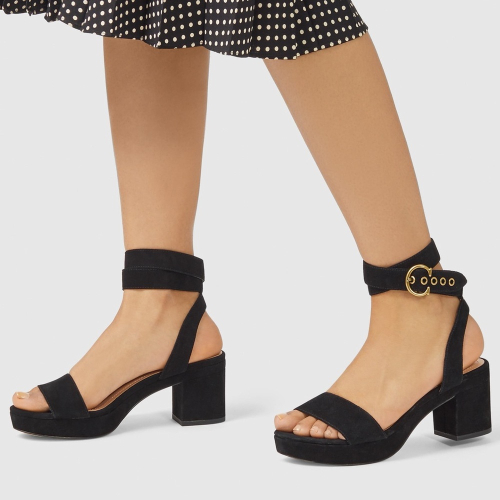 Coach Serena block heel platform sandal
